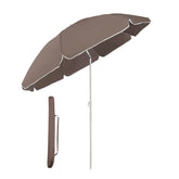 Sekey ∅ 160 cm beach umbrella with protective cover, sun protection UV25+